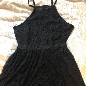 Black bead romper